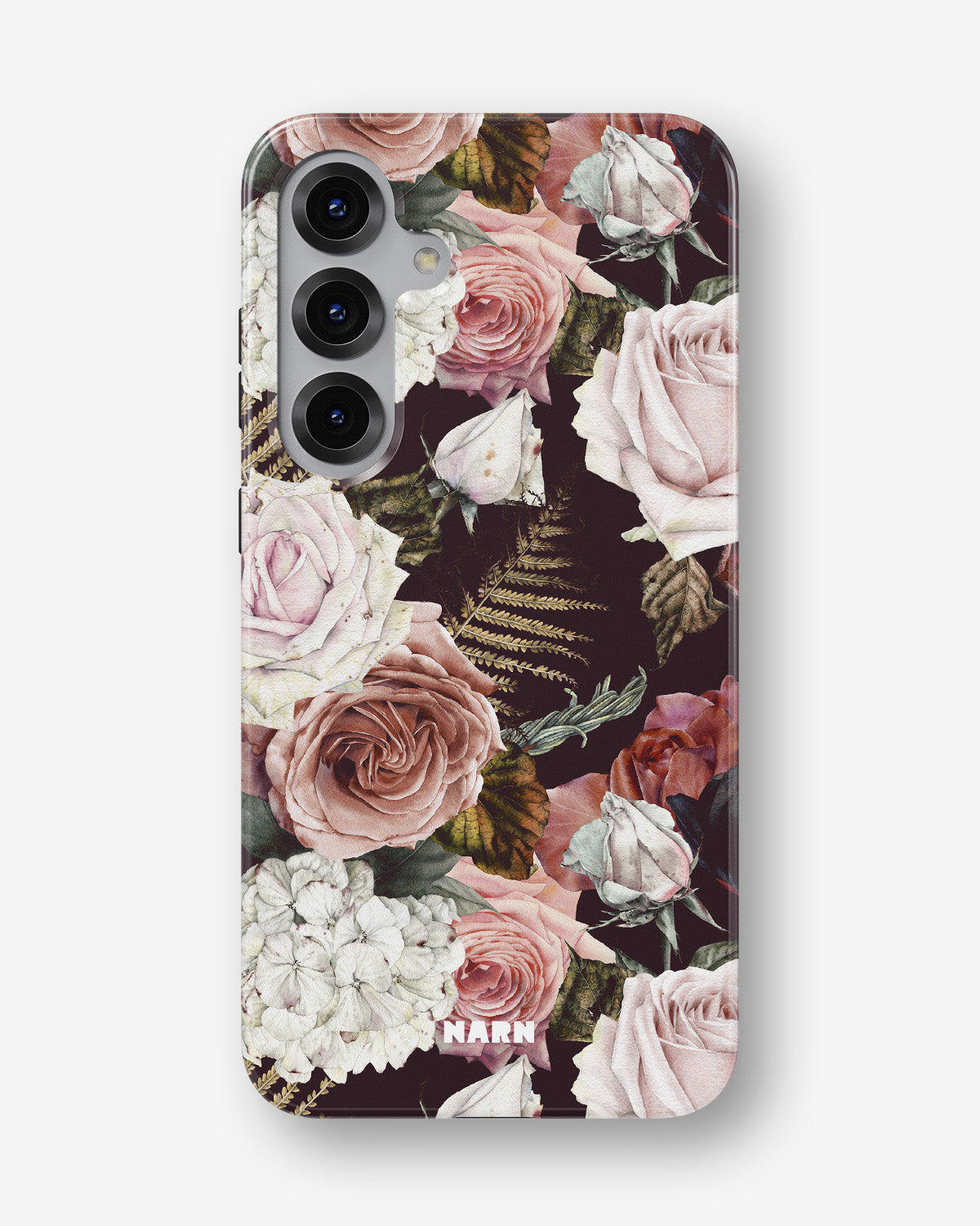 Samsung Galaxy S25 Tough Case – Midnight Roses - View 1