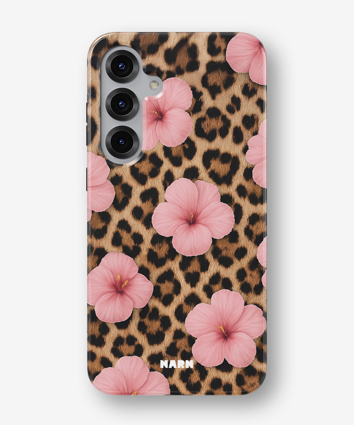 Samsung Galaxy S25 Tough Case – Leopard Flower - View 1
