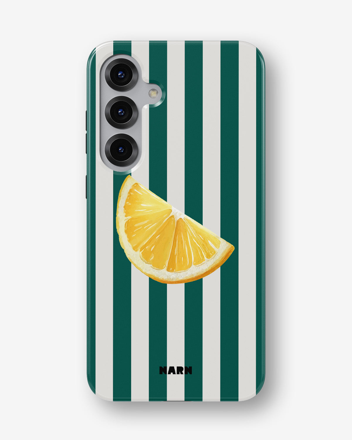 Samsung Galaxy S25 Tough Case – Lemon Stripes - View 1