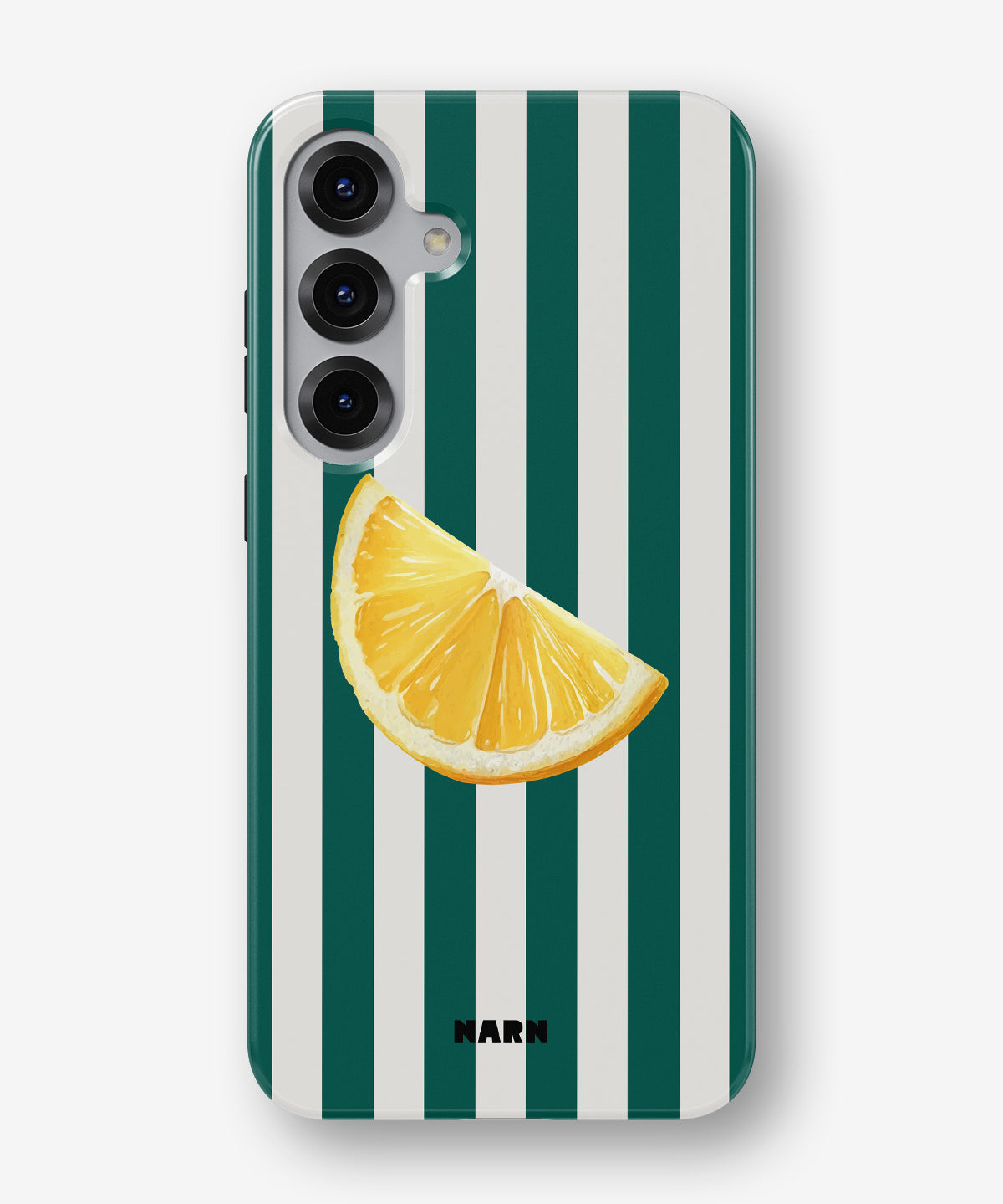 Samsung Galaxy S25 Tough Case – Lemon Stripes - View 1