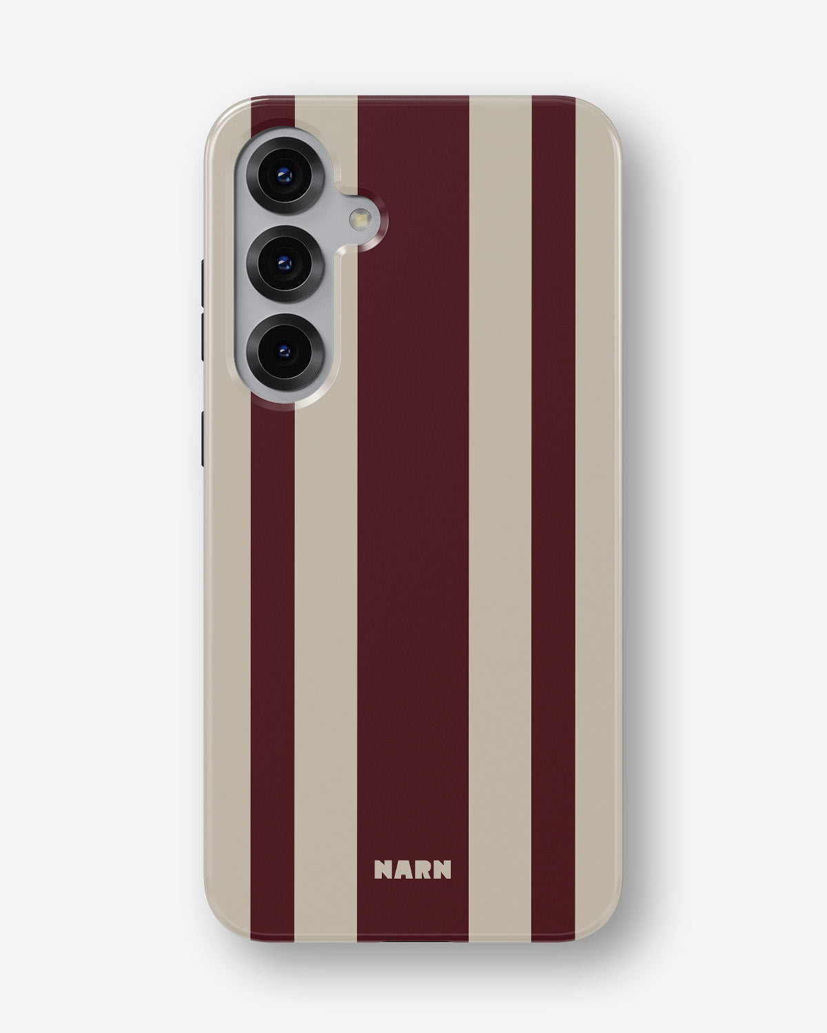 Samsung Galaxy S25 Tough Case – Bordeaux Stripe - View 1