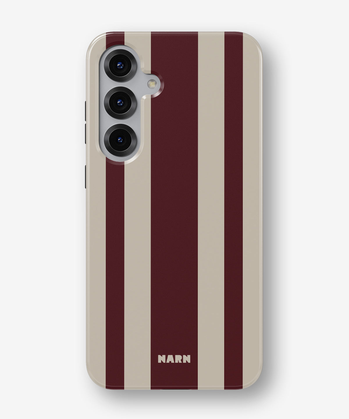 Samsung Galaxy S25 Tough Case – Bordeaux Stripe - View 1
