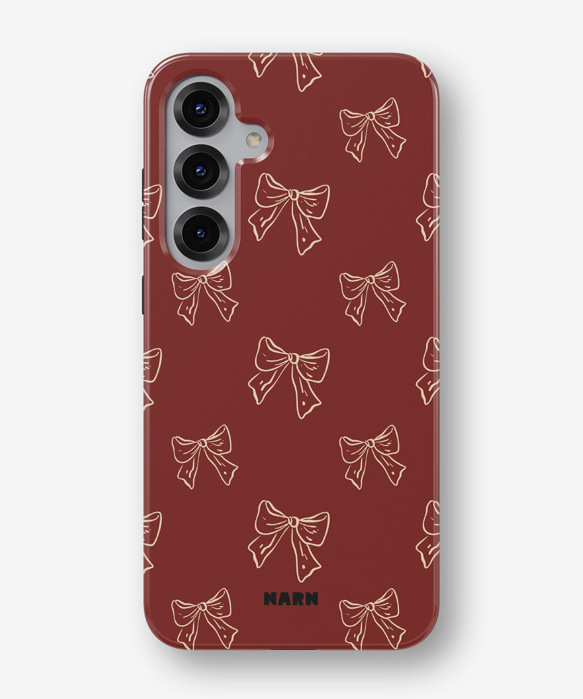 Samsung Galaxy S25 Tough Case – Cherry Bows - View 1