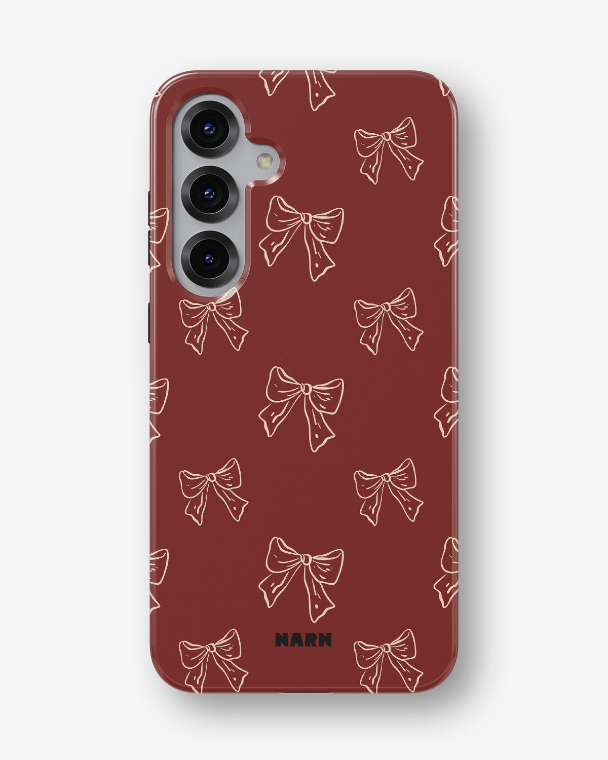 Samsung Galaxy S25 Tough Case – Cherry Bows - View 1