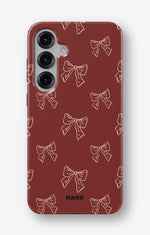 Samsung Galaxy S25 Tough Case – Cherry Bows - View 1