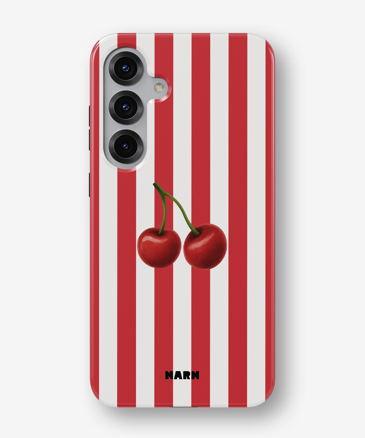 Samsung Galaxy S25 Tough Case – Cherry Stripes - View 1