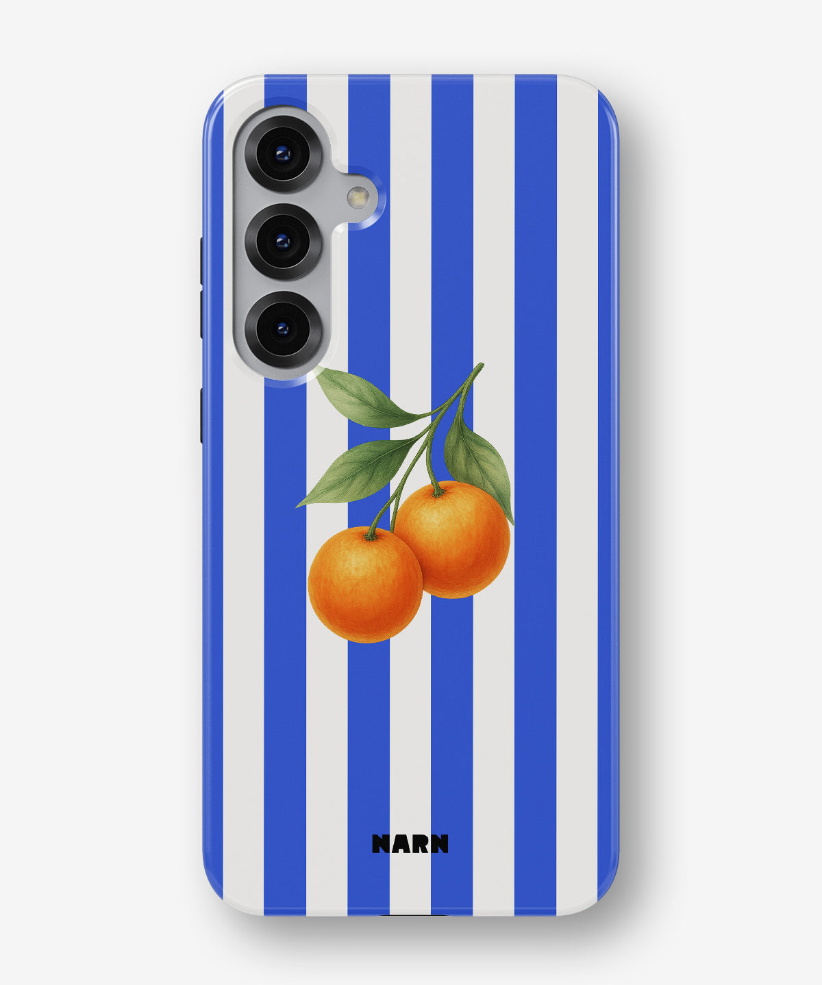 Samsung Galaxy S25 Tough Case – Orange Stripes - View 1