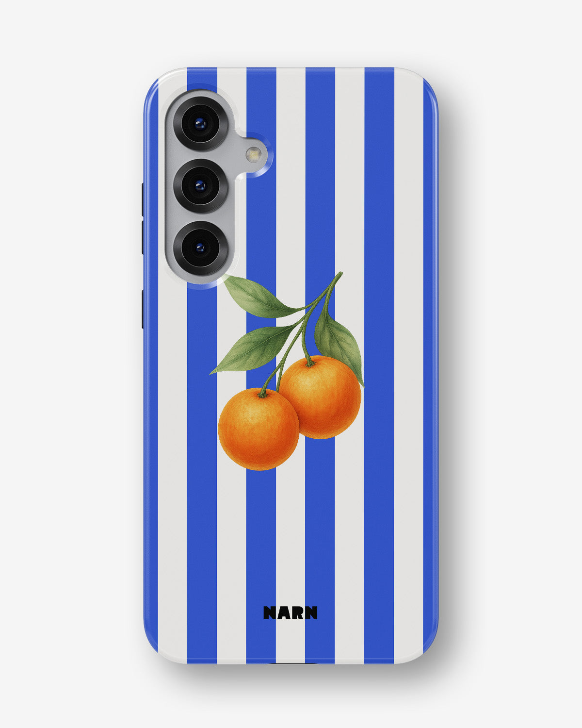 Samsung Galaxy S25 Tough Case – Orange Stripes - View 1