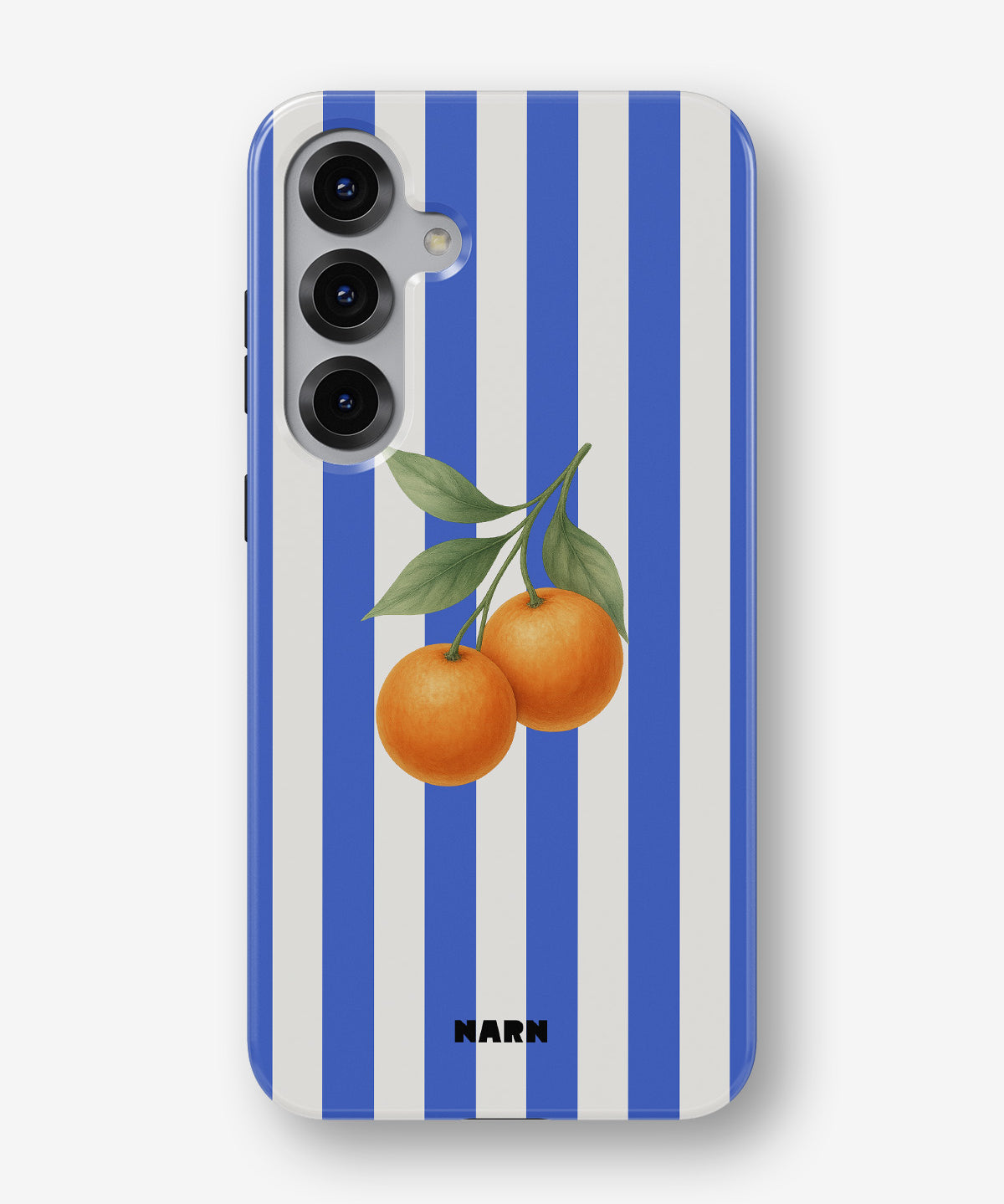 Samsung Galaxy S25 Tough Case – Orange Stripes - View 1