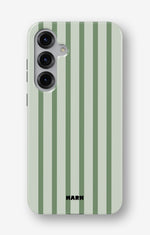 Samsung Galaxy S25 Tough Case – Sage Stripes - View 1