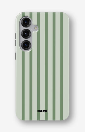 Samsung Galaxy S25 Tough Case – Sage Stripes - View 1