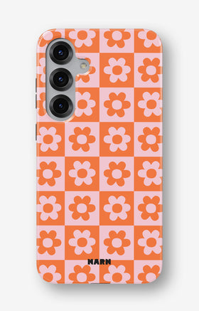 Samsung Galaxy S25 Tough Case – Peach Petals - View 1