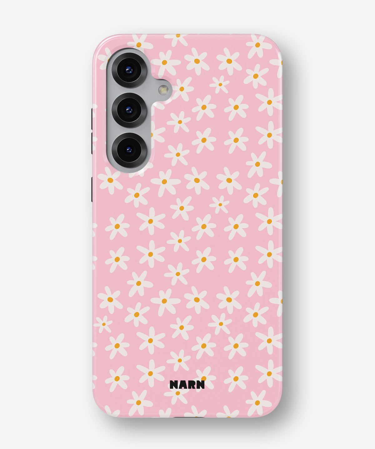 Samsung Galaxy S25 Tough Case – Pink Daisy - View 1