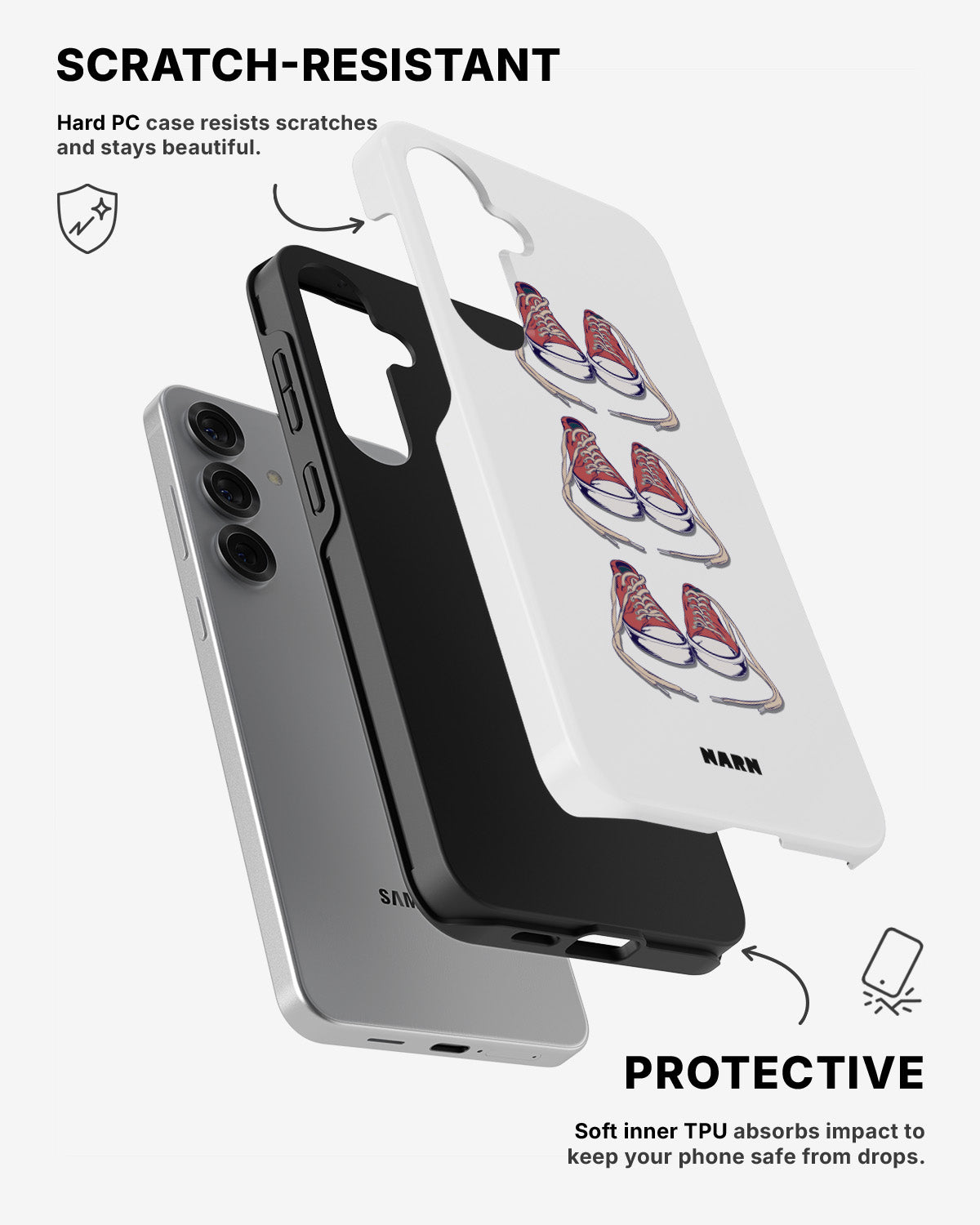 Samsung Galaxy S25 Tough Case – Shoes - View 2