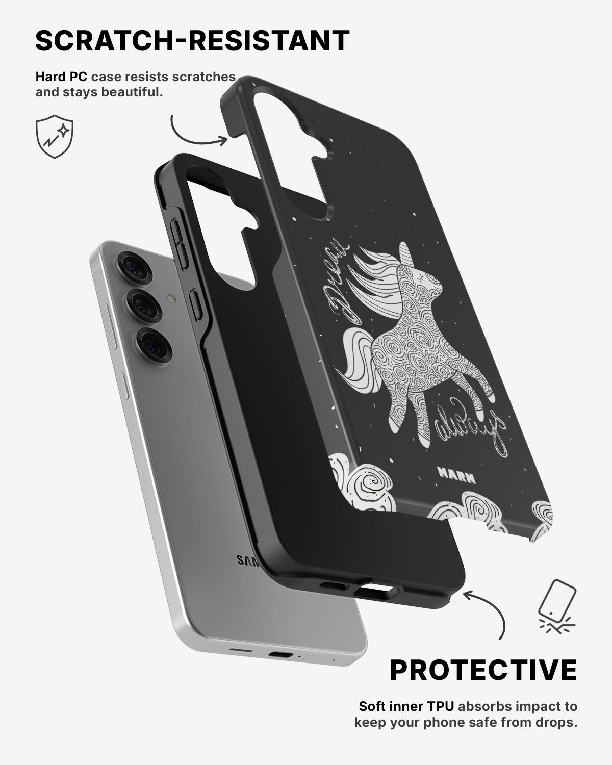 Samsung Galaxy S25 Tough Case – Dream Always - View 2
