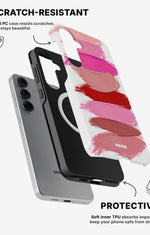 Samsung Galaxy S25 Tough Case – Lipstick Smears - View 2