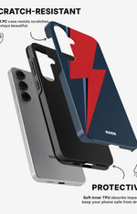 Samsung Galaxy S25 Tough Case – Blue Bowie - View 2