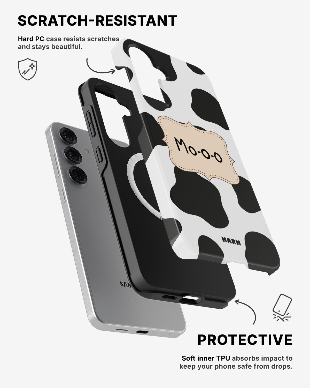 Samsung Galaxy S25 Tough Case – Mo-o-o - View 2