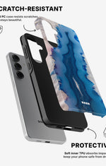 Samsung Galaxy S25 Tough Case – Blue Agate - View 2