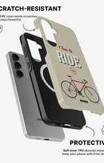 Samsung Galaxy S25 Tough Case – Ride My Bicycle - View 2