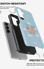 Samsung Galaxy S25 Tough Case – Dreamy Pig - View 2