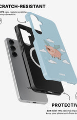 Samsung Galaxy S25 Tough Case – Dreamy Pig - View 2