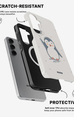 Samsung Galaxy S25 Tough Case – Cute Penguin - View 2