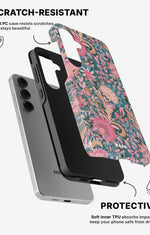 Samsung Galaxy S25 Tough Case – Fantasy Flowers - View 2