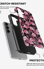 Samsung Galaxy S25 Tough Case – Flamingos - View 2