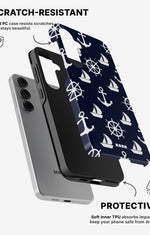 Samsung Galaxy S25 Tough Case – Deep Blue Voyage - View 2