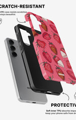 Samsung Galaxy S25 Tough Case – Strawberry Chocolate - View 2