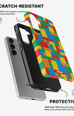 Samsung Galaxy S25 Tough Case – Building Bricks - View 2
