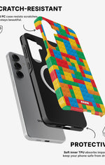 Samsung Galaxy S25 Tough Case – Building Bricks - View 2