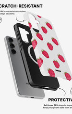 Samsung Galaxy S25 Tough Case – Raspberry Bliss - View 2
