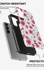 Samsung Galaxy S25 Tough Case – Poppies in Bloom - View 2