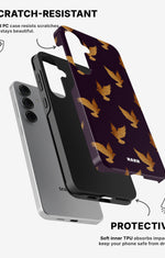 Samsung Galaxy S25 Tough Case – Royal Doves - View 2