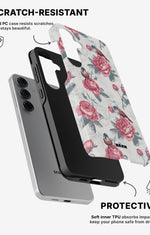 Samsung Galaxy S25 Tough Case – Birds Among Roses - View 2