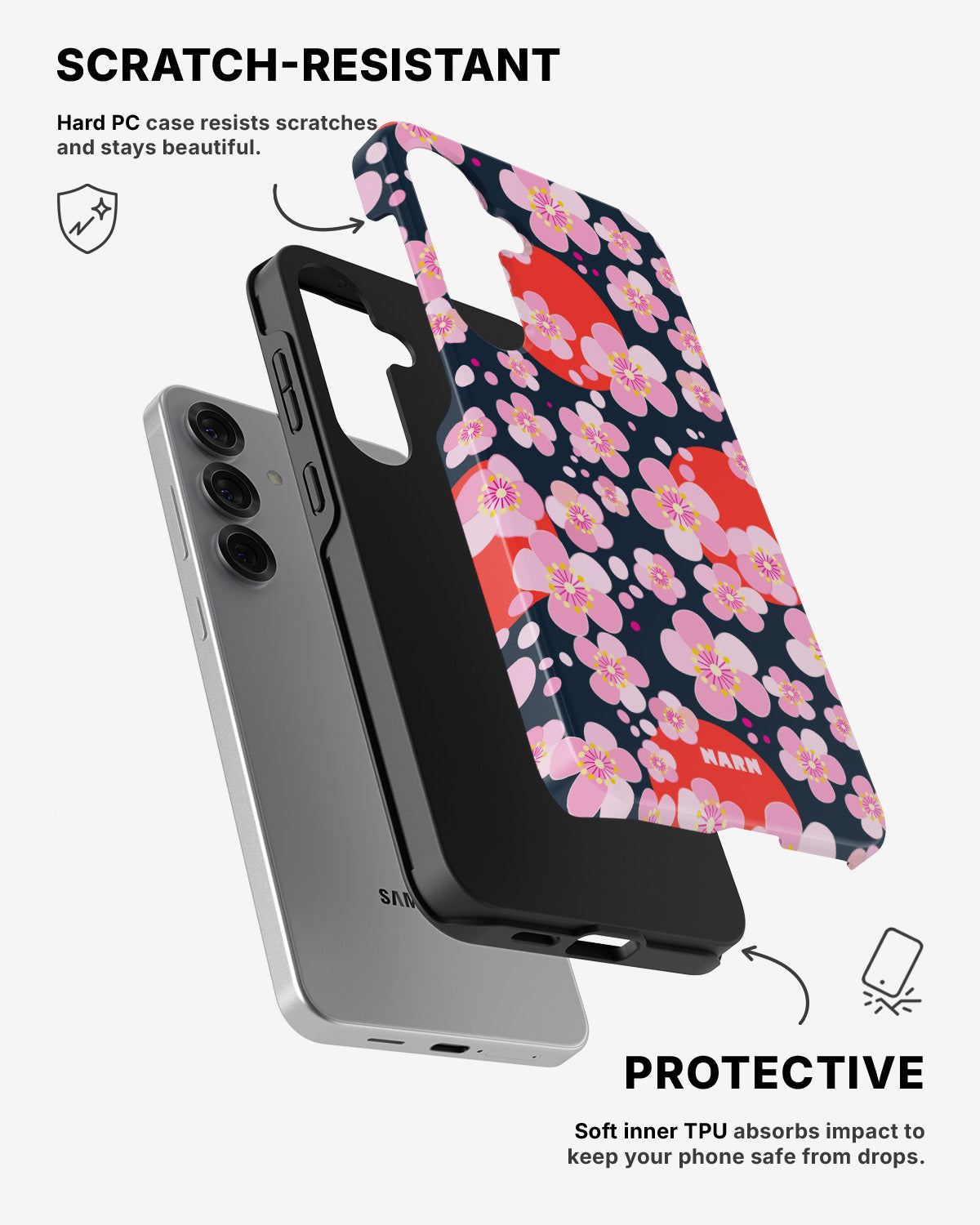 Samsung Galaxy S25 Tough Case – Tokyo Nights - View 2
