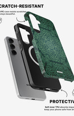 Samsung Galaxy S25 Tough Case – Retro Forest - View 2