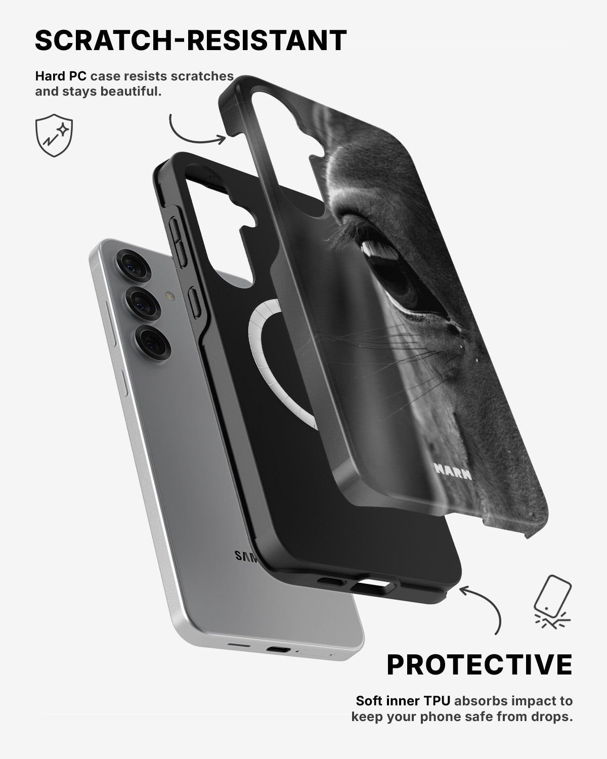 Samsung Galaxy S25 Tough Case – Horse Soul - View 2