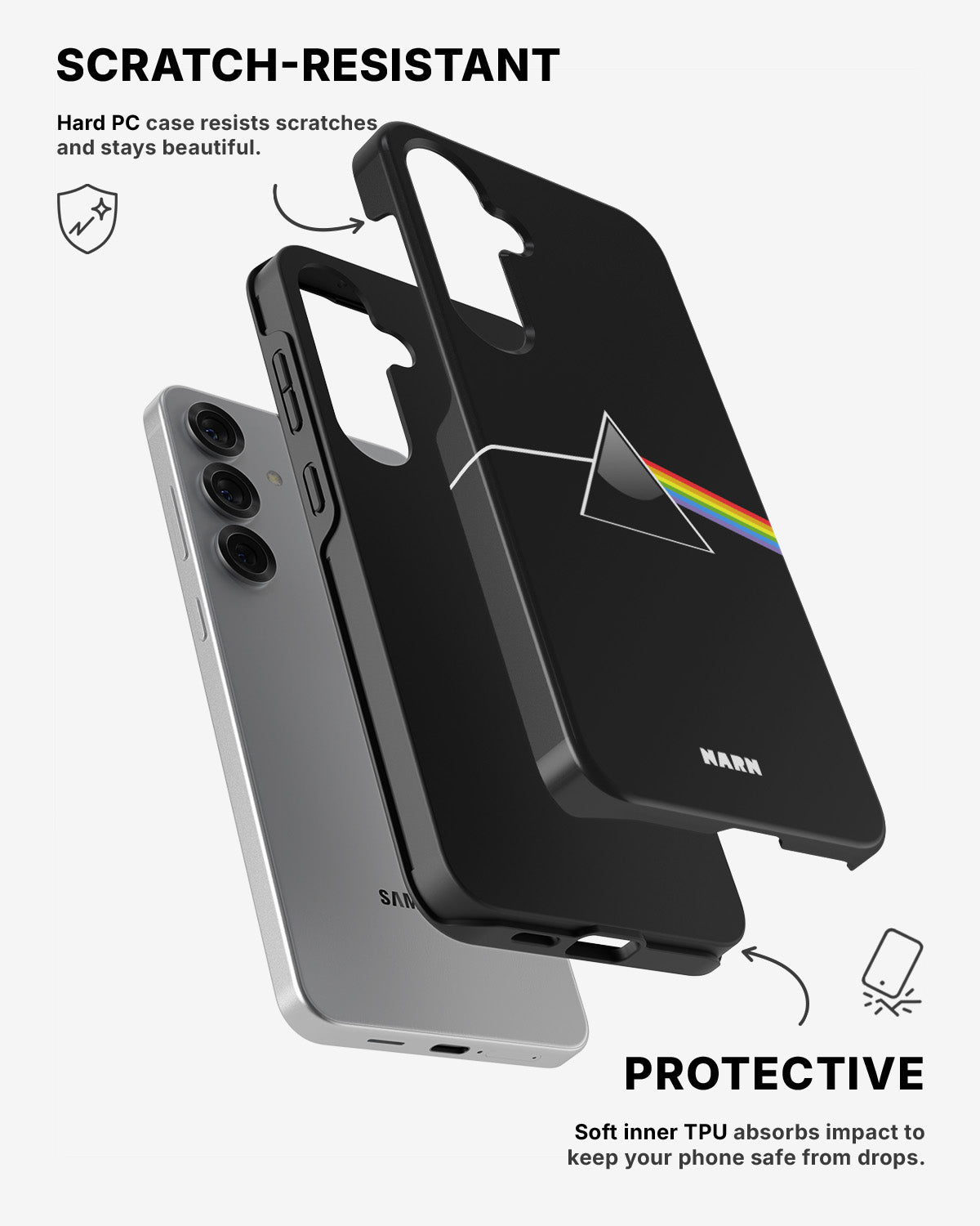 Samsung Galaxy S25 Tough Case – Dark Side - View 2