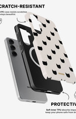 Samsung Galaxy S25 Tough Case – Kitty Dots - View 2