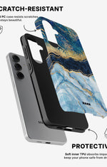 Samsung Galaxy S25 Tough Case – Blue Dream - View 2