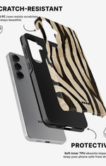 Samsung Galaxy S25 Tough Case – Wild Zebra - View 2