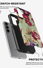 Samsung Galaxy S25 Tough Case – Pansy Pansy - View 2