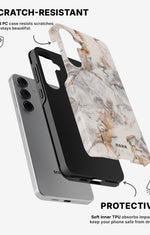 Samsung Galaxy S25 Tough Case – Icy Caramel - View 2