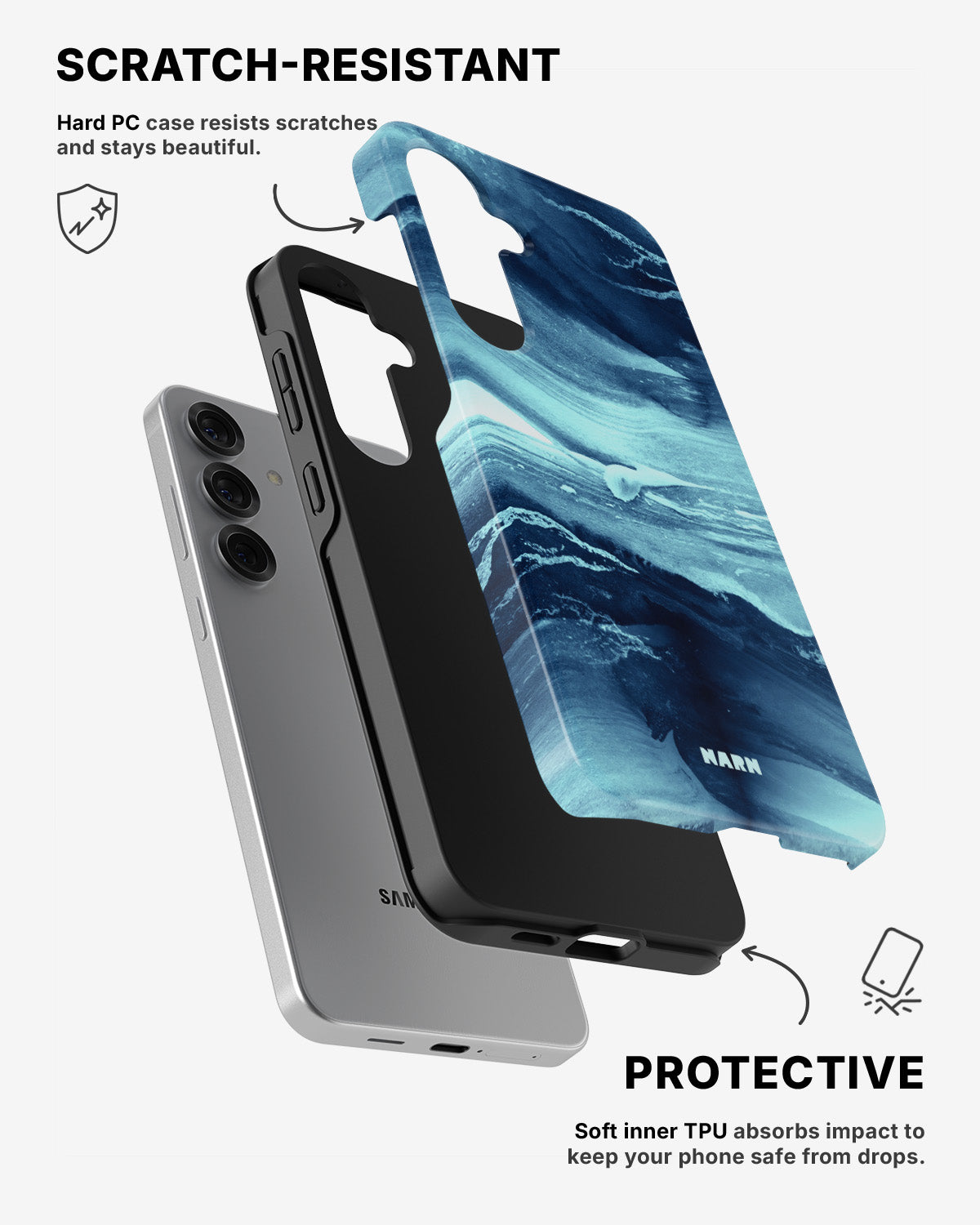 Samsung Galaxy S25 Tough Case – Ocean Dream - View 2