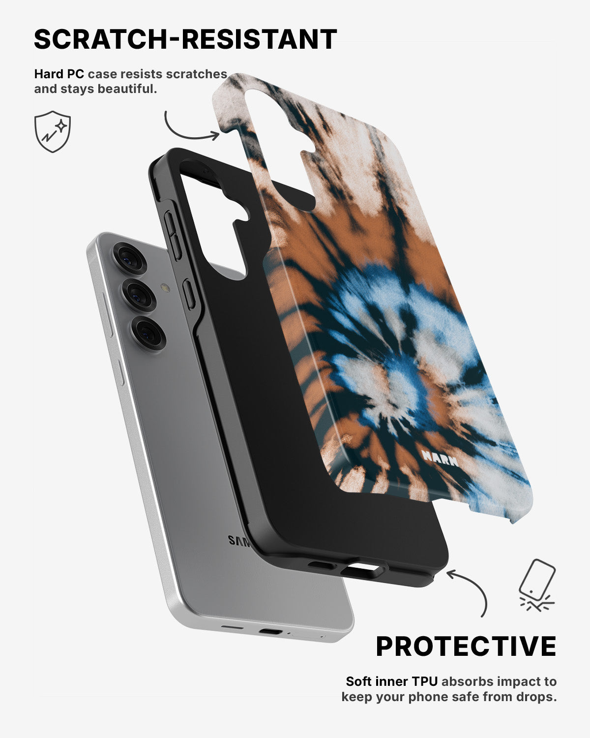 Samsung Galaxy S25 Tough Case – Boho Dream - View 2