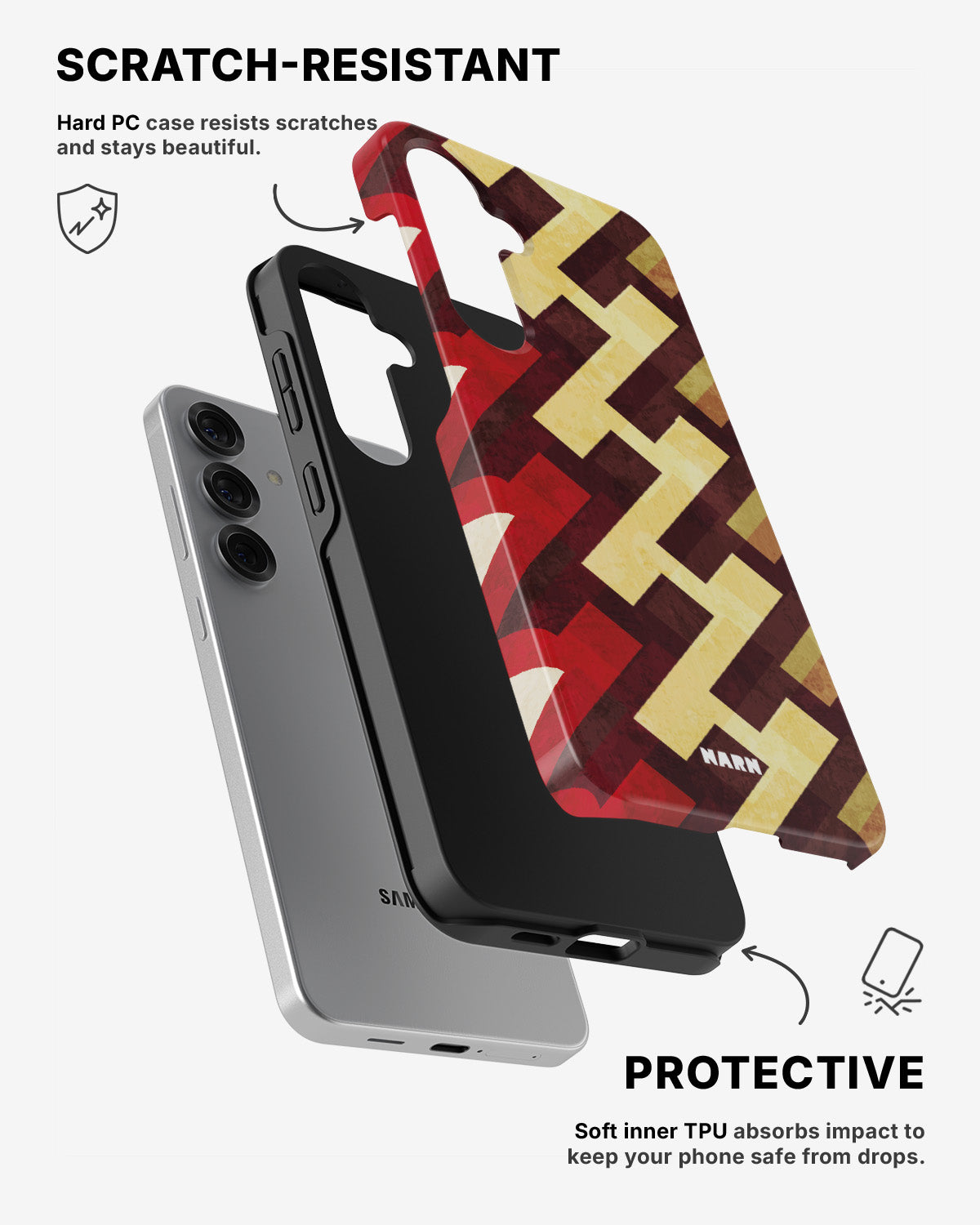Samsung Galaxy S25 Tough Case – 70s - View 2