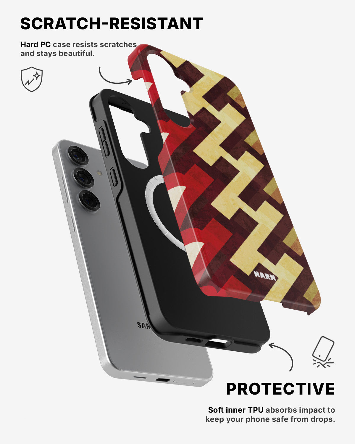 Samsung Galaxy S25 Tough Case – 70s - View 2